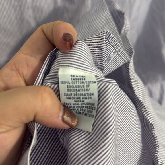 Ralph Lauren- pink and white stripes button down Size XL 17 - Picture 7 of 7